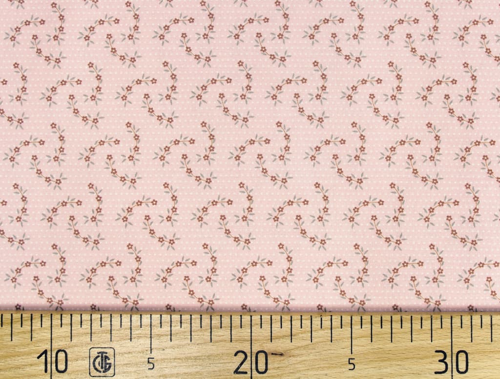 Ткань Gütermann With Love (розовый/мелкий горох и цветы)