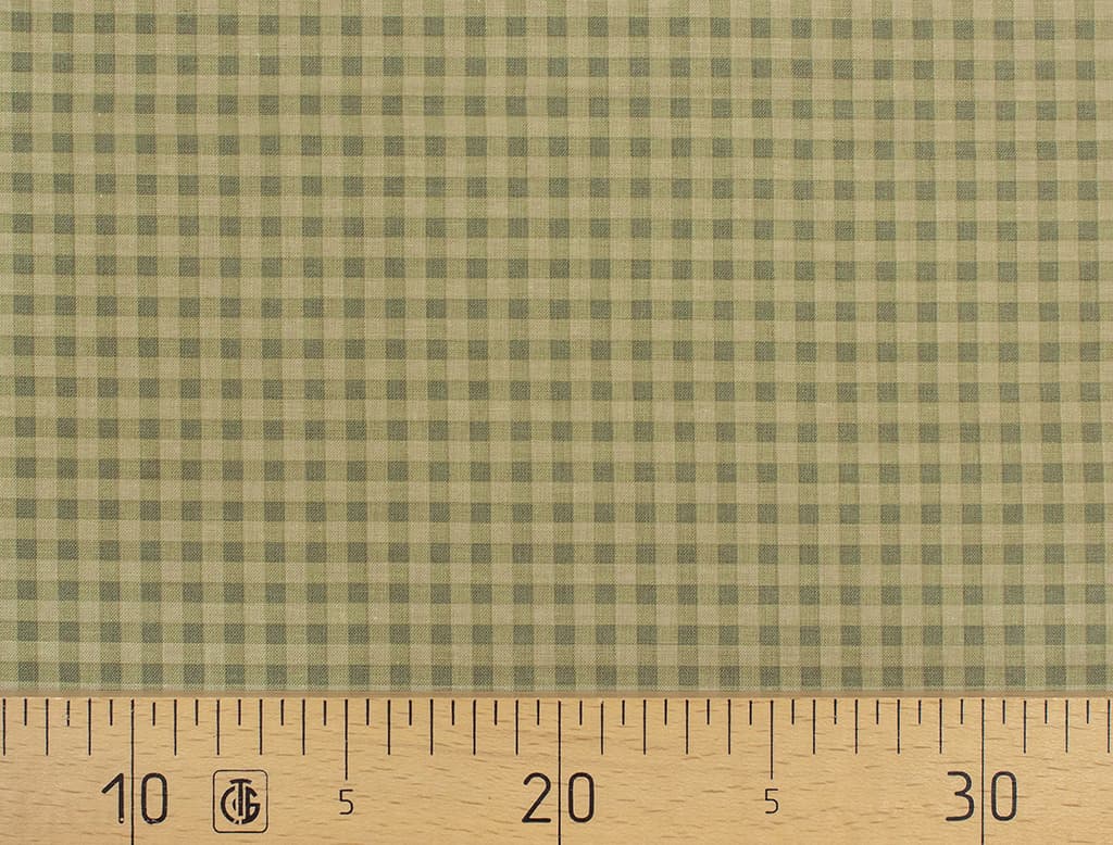 Ткань Gütermann Country Chic Cottage (зеленый в клетку)