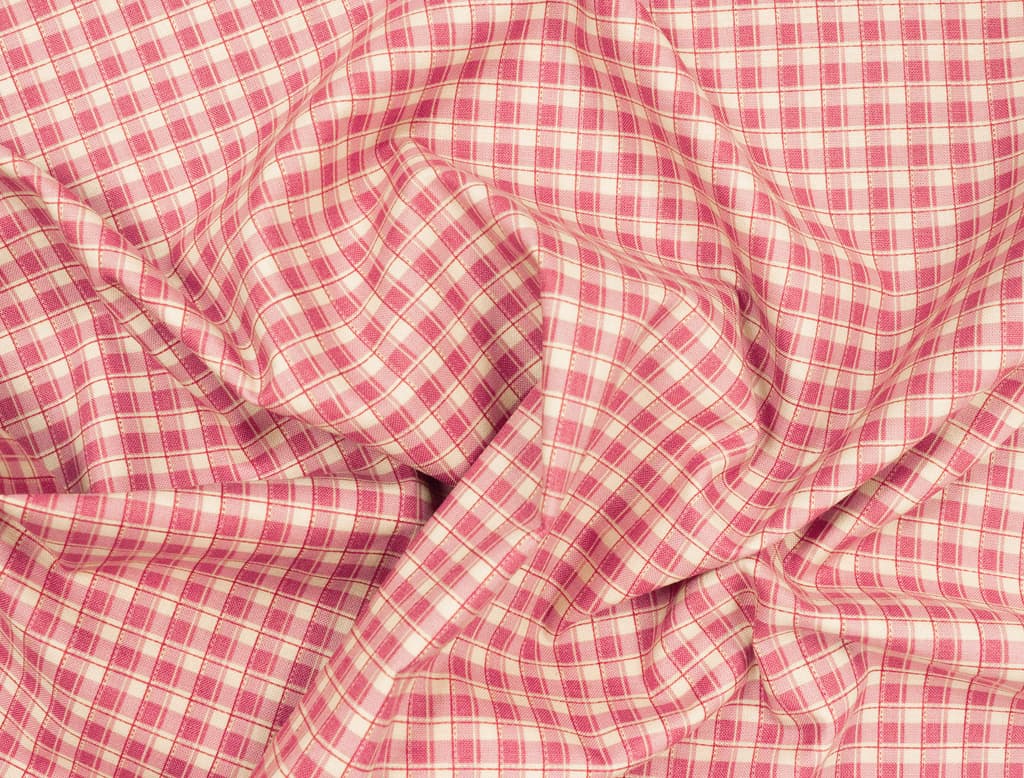 Ткань Gütermann Lizzy's Garden (красный в клетку) - №1