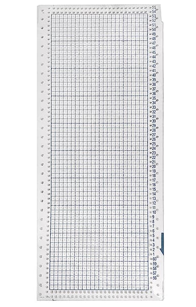 Чистые перфокарты 5 класса для КН860, 10шт undefined