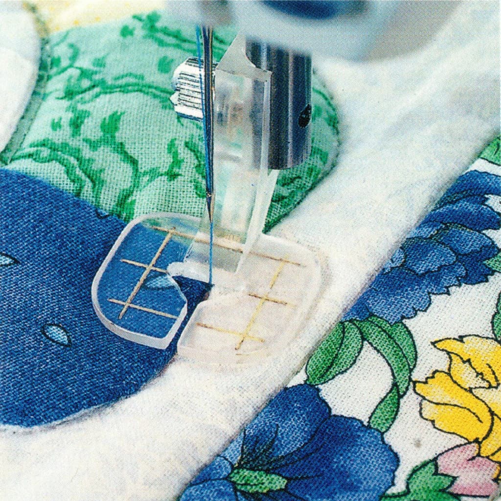 Лапка для простёгивания в технике свободного передвижения с разметкой - №1