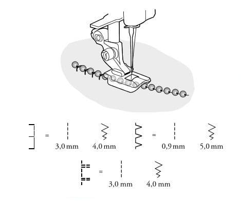 Лапка для бисера 4мм - №1
