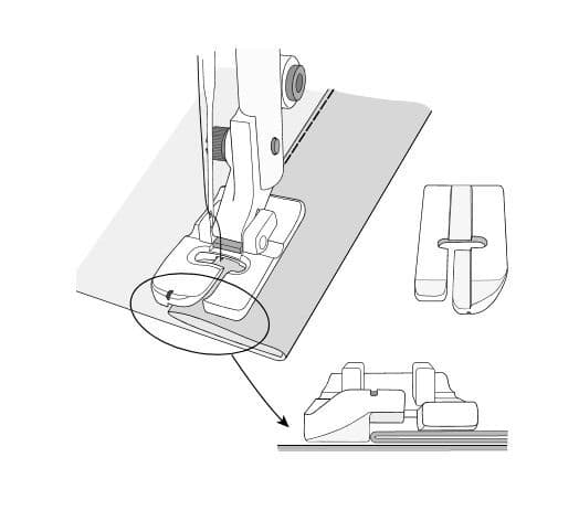 Лапка для отстрочки слева - №1