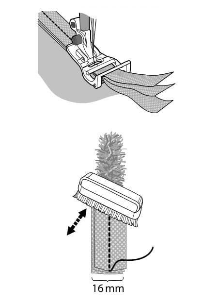 Лапка для техники синель - №1