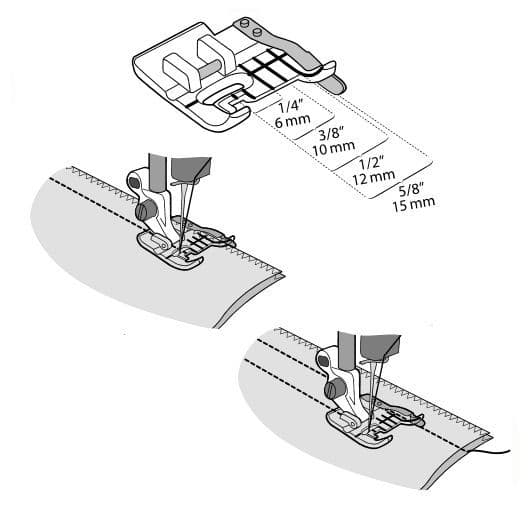 Прозрачная лапка с направителем - №1