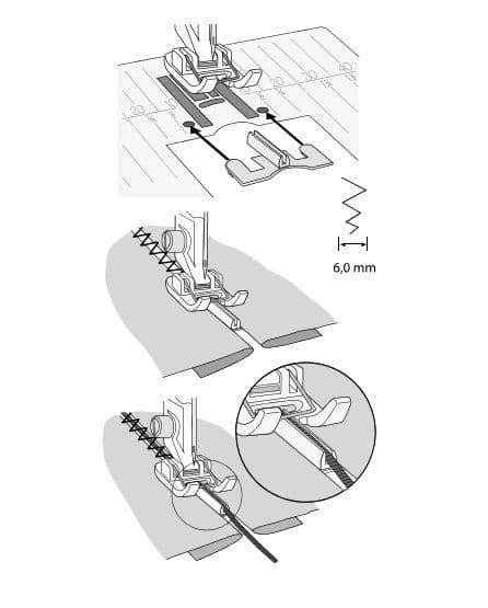 Лапка для Испанской строчки - №1