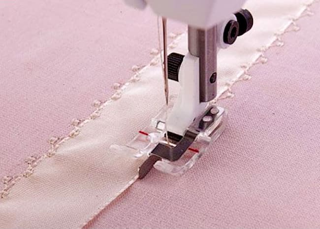 Лапка прозрачная для соединительного шва - №1