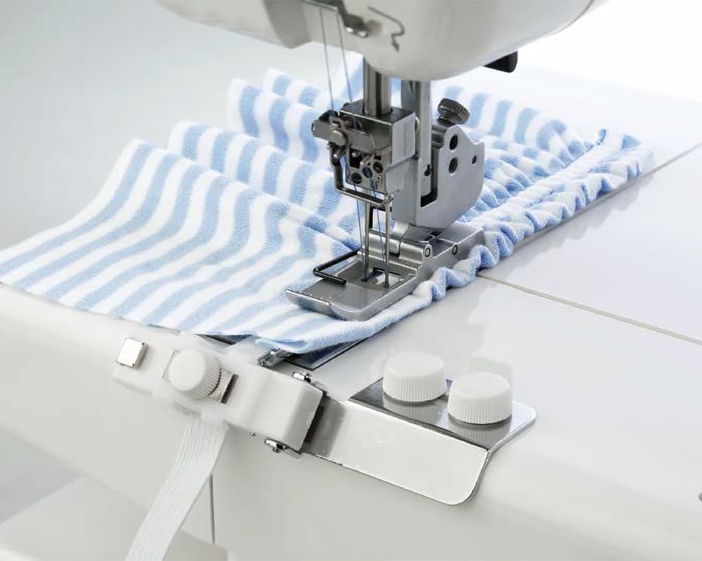 Приспособление для пришивания широкой резинки