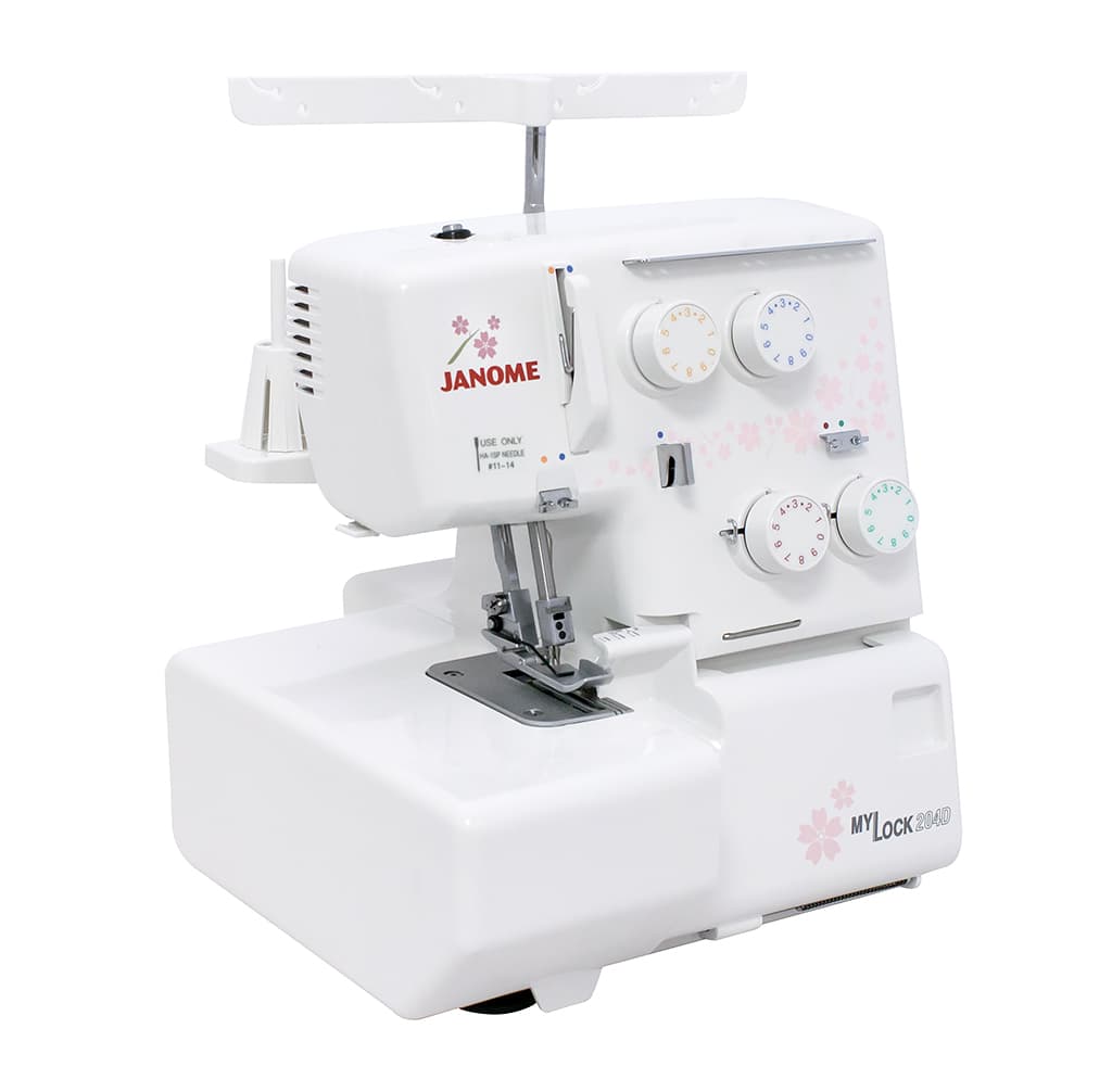 4-x (3-x) - ниточный оверлок Janome 204D