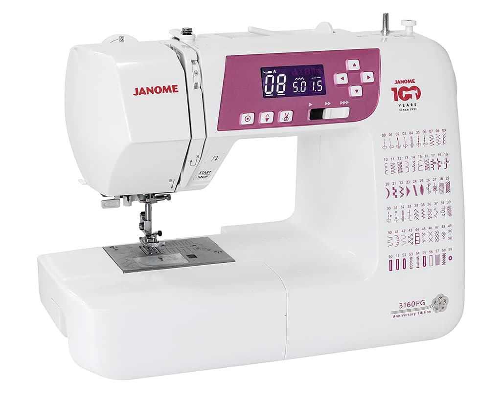Швейная машина с микропроцессорным управлением Janome 3160PG Anniversary Edition