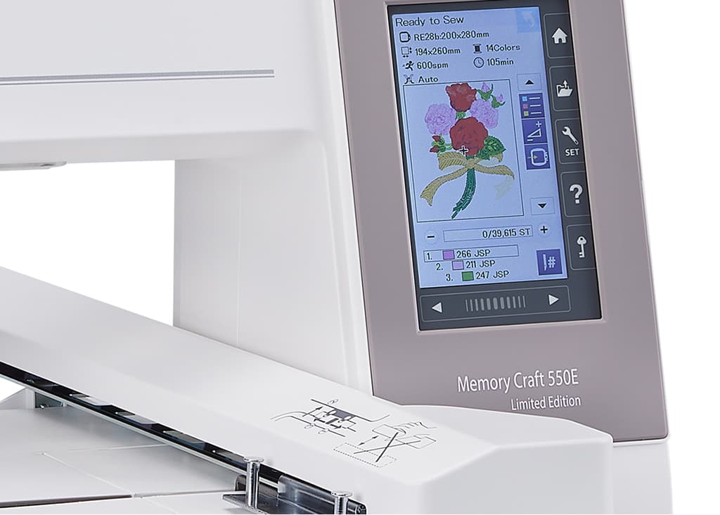 Вышивальная машина Janome Memory Craft 550e Limited Edition - №4