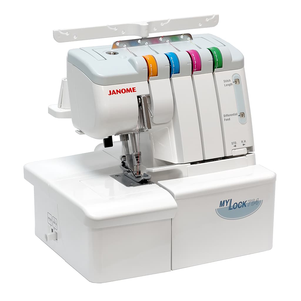 4-x (3, 2-x) - ниточный оверлок Janome MyLock 784
