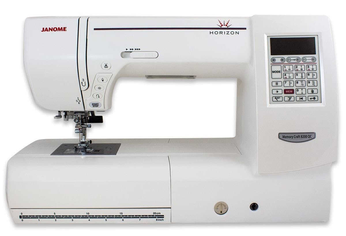 Швейная машина с микропроцессорным управлением Janome Horizon Memory Craft 8200 QC
