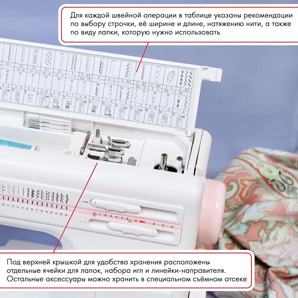 Электромеханическая швейная машина Janome 90A - №5