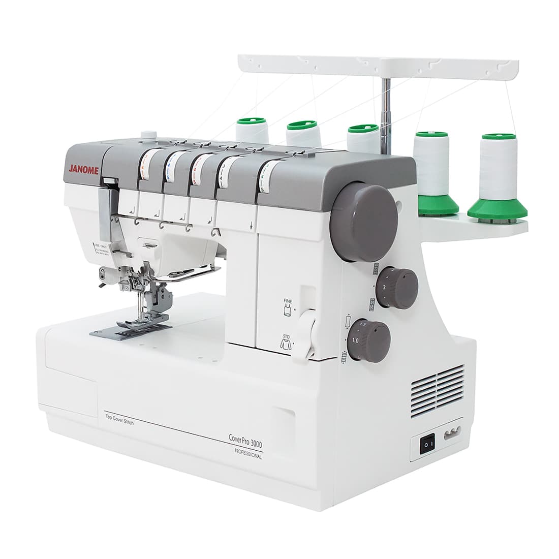 3-х игольная 5-ти ниточная плоскошовная машина Janome CoverPro 3000 - №15