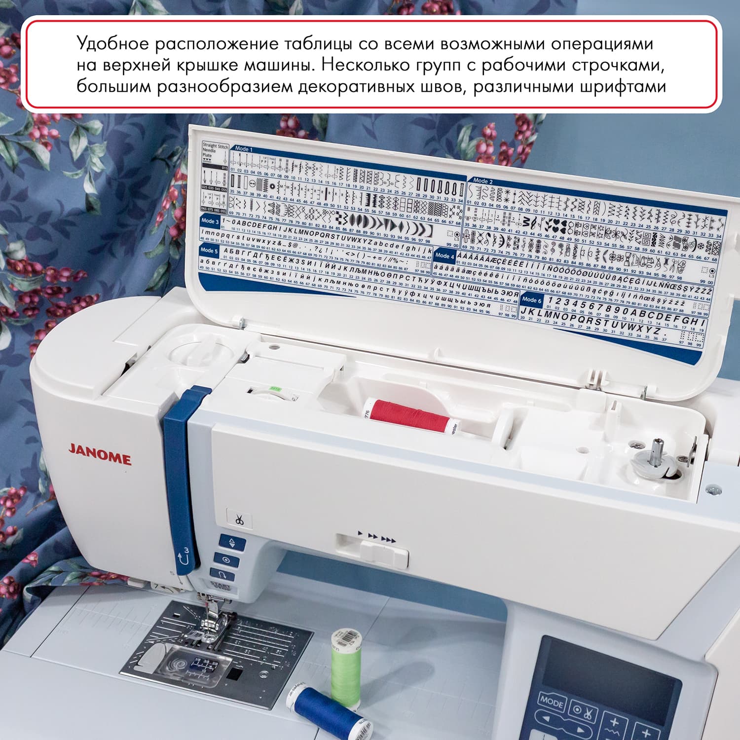 Швейная машина с микропроцессорным управлением Janome Skyline S6 Anniversary Edition - №1