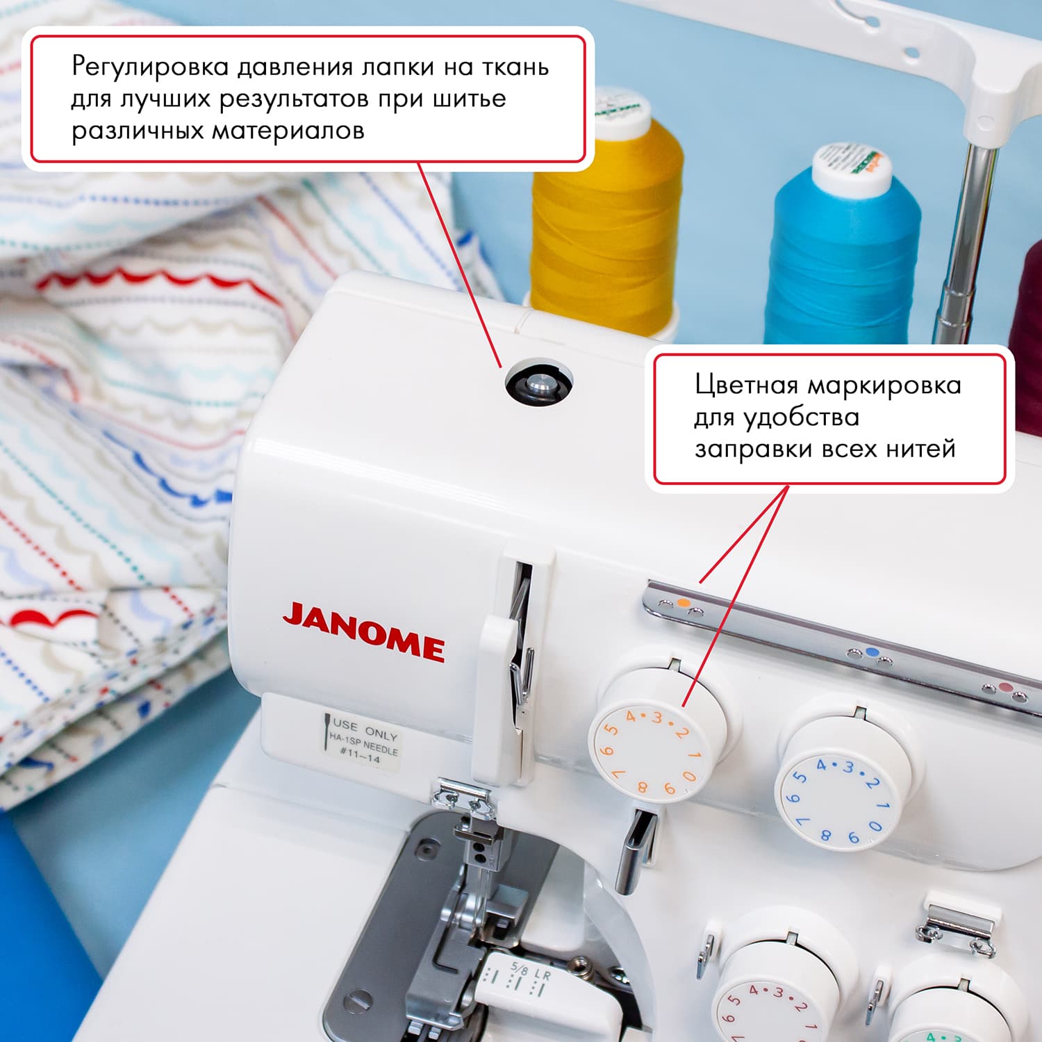 4-x (3-x) - ниточный оверлок Janome T-34 - №2