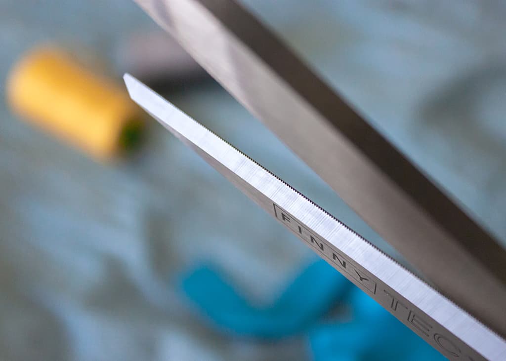 Ножницы FINNY Tec X 28 см для тяжелого стекловолокна и карбона, одно зубчатое лезвие - №3