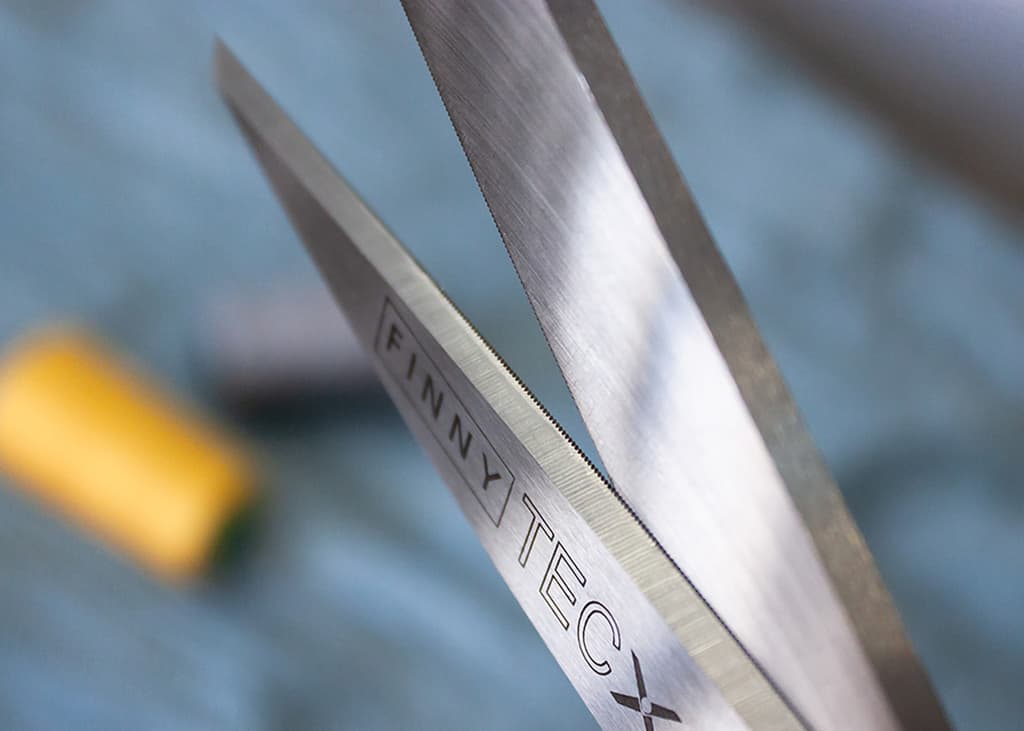 Ножницы FINNY Tec X 28 см для тяжелого кевлара и стекловолокна, два зубчатых лезвия - №3