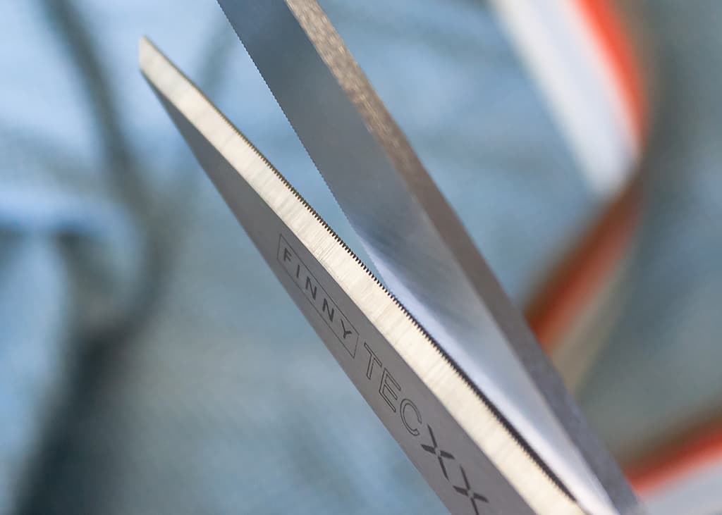 Ножницы FINNY Tec X 24 см усиленные для кевлара и стекловолокна, два зубчатых лезвия - №3