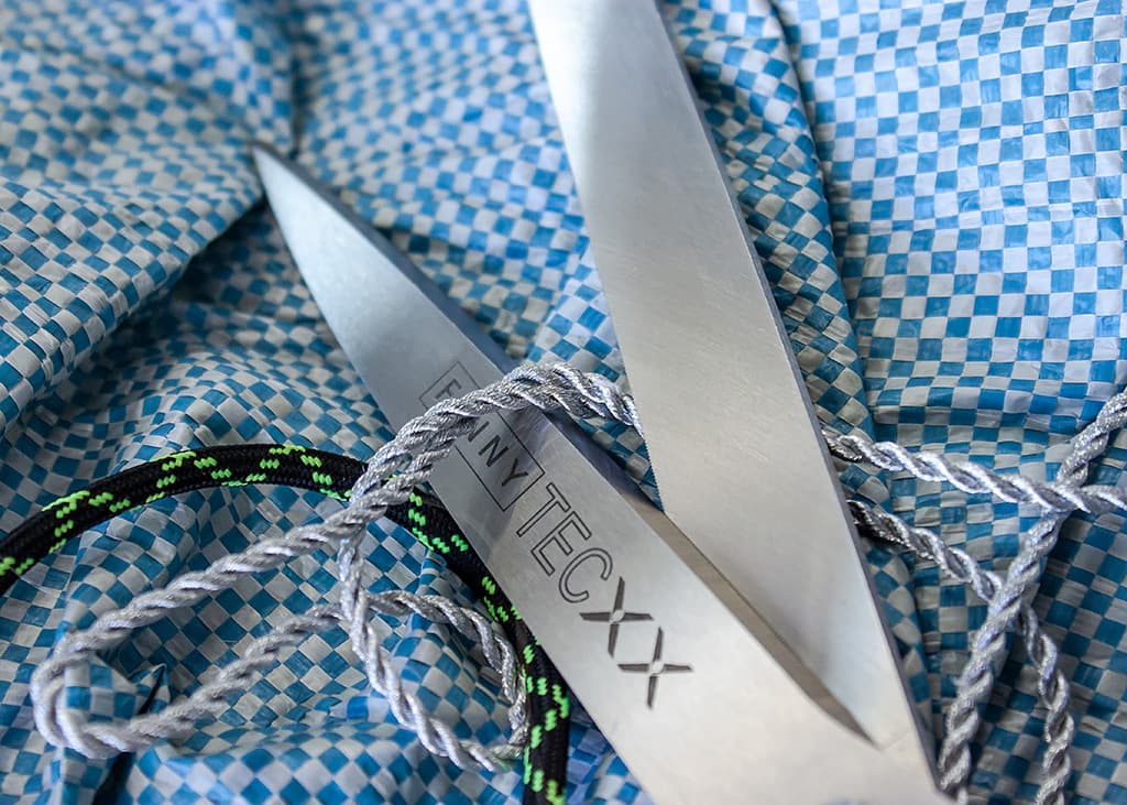 Ножницы FINNY Tec X 31 см усиленные для кевлара и стекловолокна, два зубчатых лезвия - №4