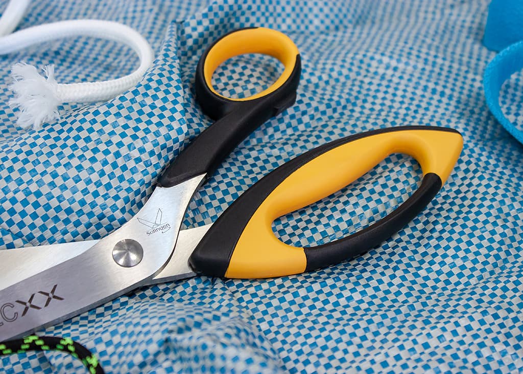 Ножницы FINNY Tec X 31 см усиленные для кевлара и стекловолокна, два зубчатых лезвия - №5