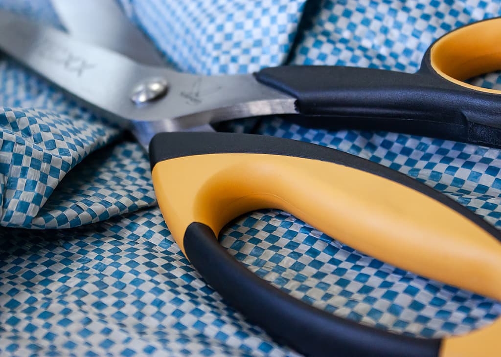 Ножницы FINNY Tec X 31 см усиленные для кевлара и стекловолокна, два зубчатых лезвия - №6