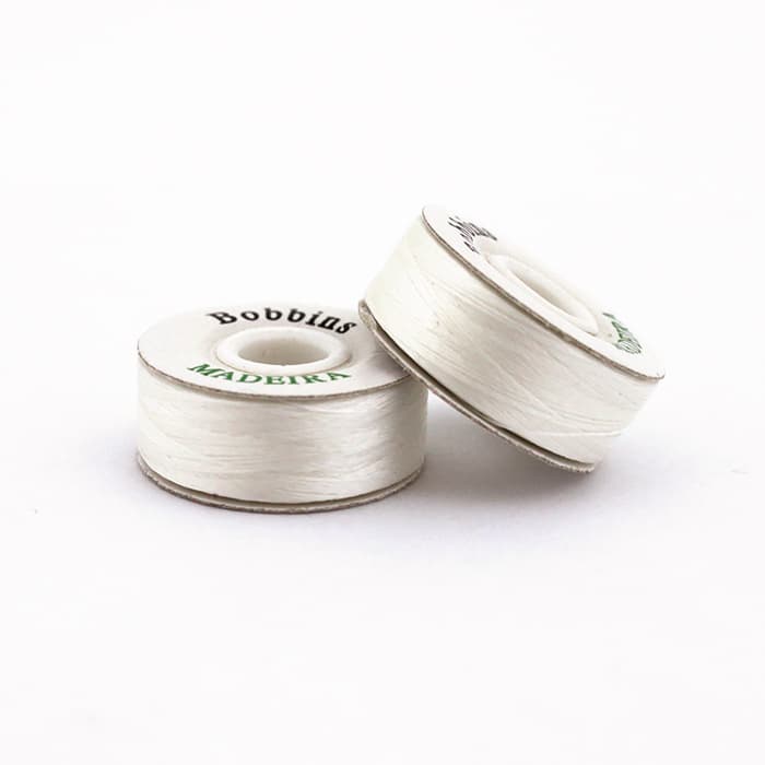 Нитки Madeira Bobbins №150 (120м на шпуле) 144 шт белые - №2