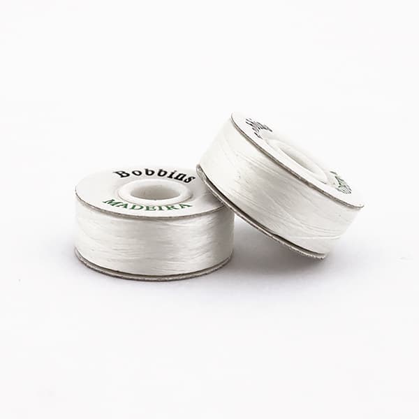 Нитки Madeira Bobbins №150 (120м на шпуле) 1 шт (кор.144) белые