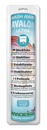 Стабилизатор водорастворимый прочный. 3м х 30см Мadeira Avalon Ultra