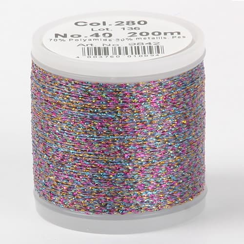 Madeira Metallic №40 200м цвет 280