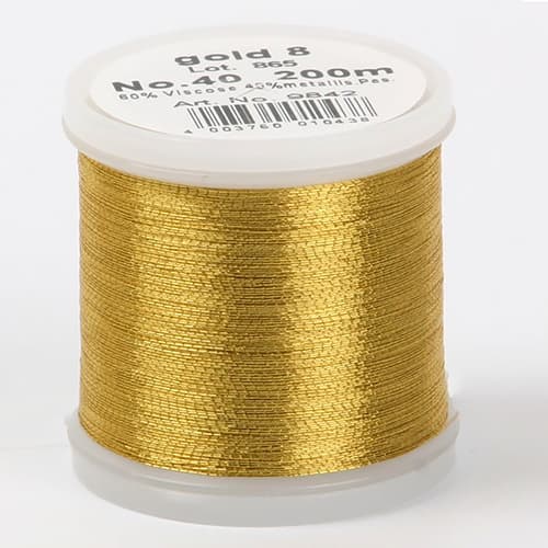 Madeira Metallic №40 200м цвет gold-8