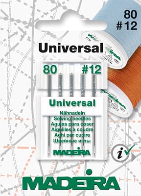 Иглы универсальные №80 Madeira 130/705H 5 шт