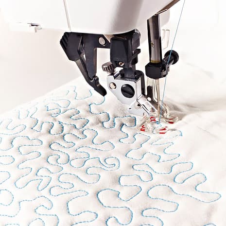 Открытая лапка для простегивания в технике свободного передвижения