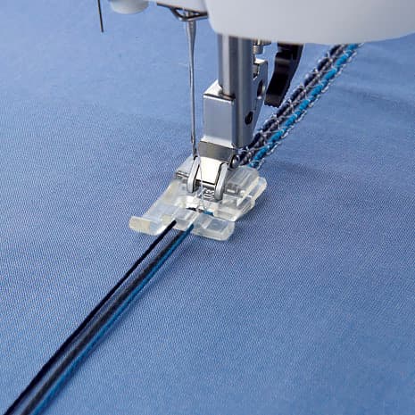 Лапка для шнуров с тремя желобками