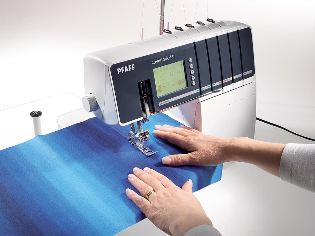 5-ти (4, 3, 2-x) - ниточный оверлок + 3-х игольная 4-х ниточная плоскошовная машина (коверлок) Pfaff Coverlock 4.0 - №1