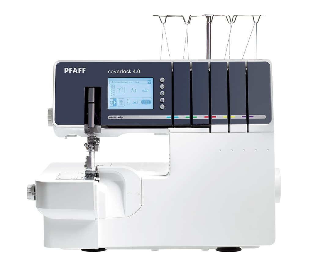 5-ти (4, 3, 2-x) - ниточный оверлок + 3-х игольная 4-х ниточная плоскошовная машина (коверлок) Pfaff Coverlock 4.0