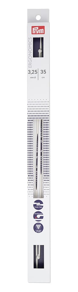 Спицы эргономичные Prym Ergonomics 35см/3,25мм (2шт)