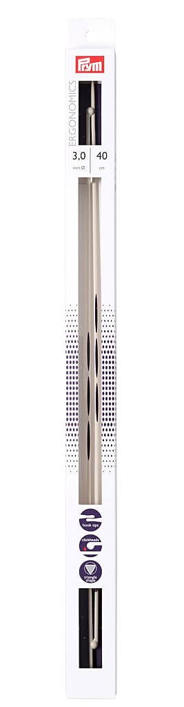Спицы эргономичные Prym Ergonomics 40см/3,0мм (2шт)