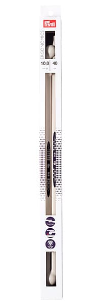 Спицы эргономичные Prym Ergonomics 40см/10,0мм (2шт) undefined