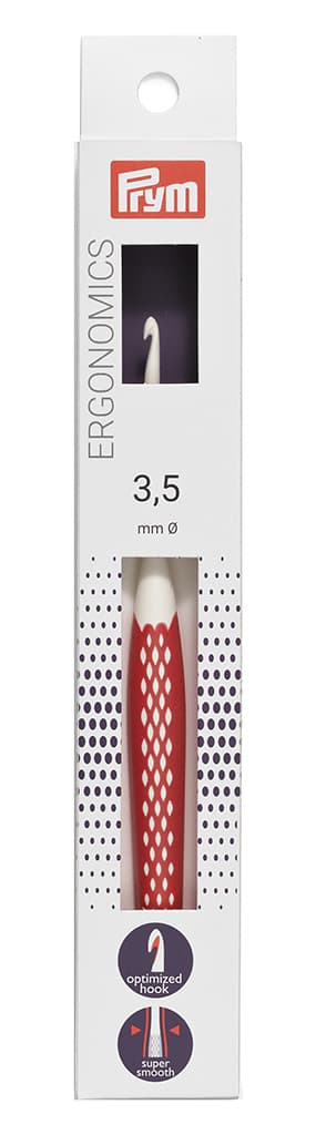 Крючок для вязания эргономичный Prym Ergonomics 3.5мм/16см