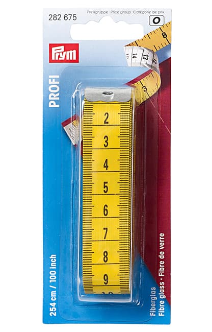 Лента измерительная "Profi" с сантиметровой и дюймовой шкалой 2.54м