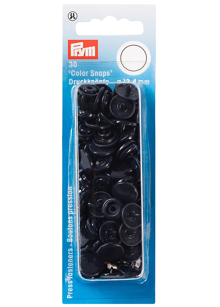 Кнопки "Color Snaps" круглые темно-синие