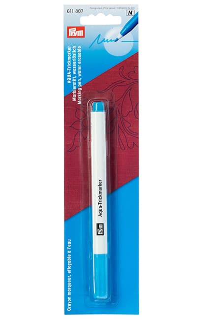 Маркер водорастворимый (аква-трик-маркер) для ткани, голубой