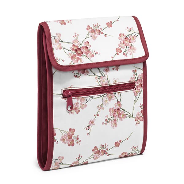 Папка-органайзер для круговых спиц (18,5х23), веточки сакуры на светлом фоне