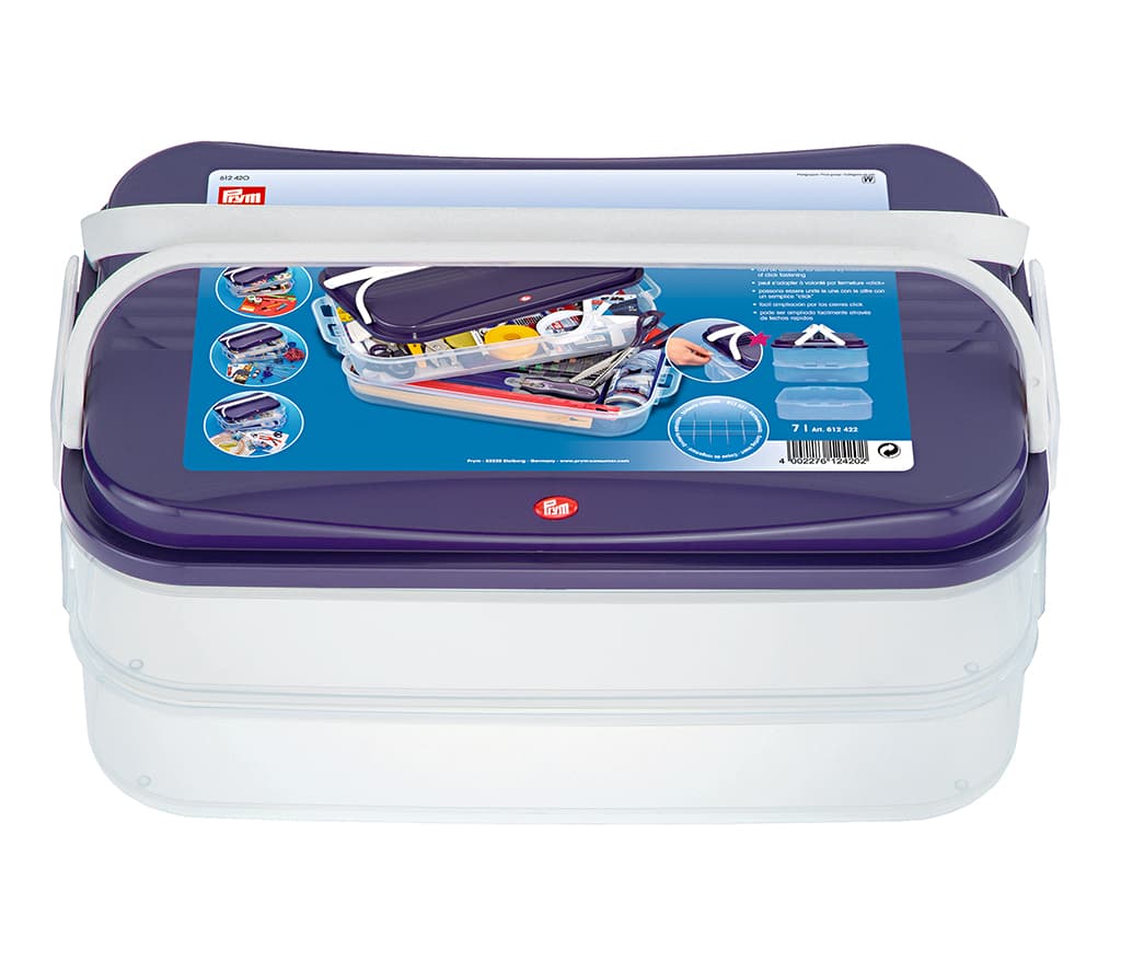 Пластиковая коробка "Jumbo" для швейных принадлежностей