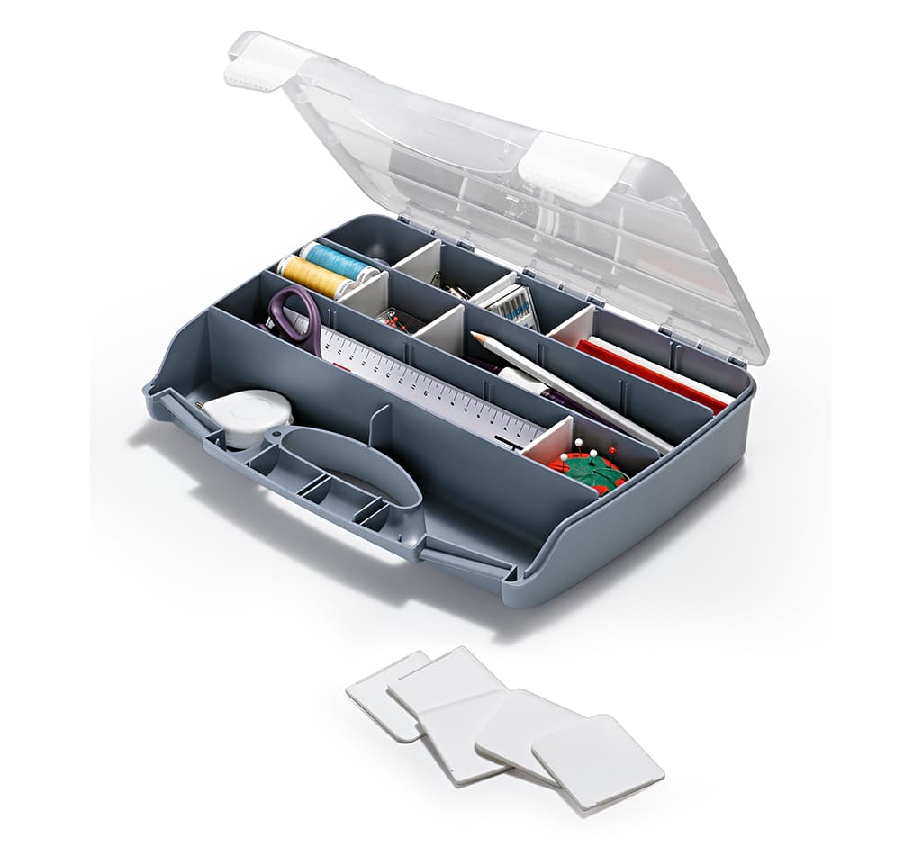 Коробка-чемодан для хранения швейных аксессуаров - №1