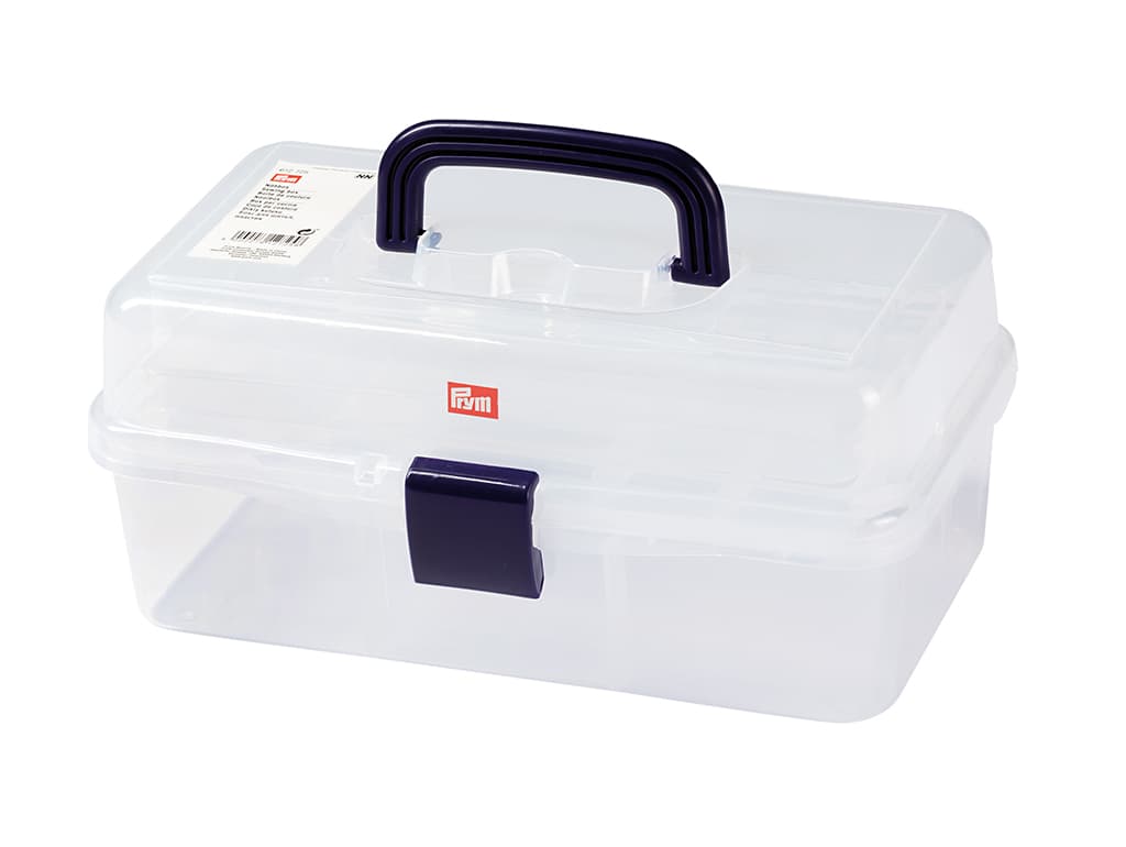 Коробка для аксессуаров прозрачная, с выдвижными ярусами - №1