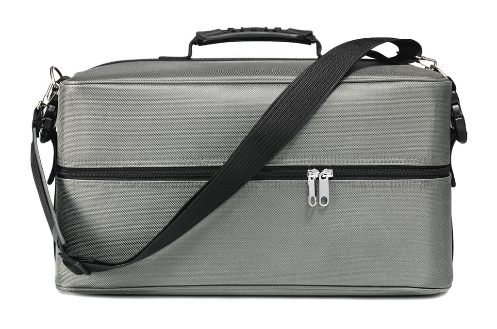 Кейс для рукоделия Deluxe L с выдвижными ярусами (44,5х23х21,5), антрацитовый