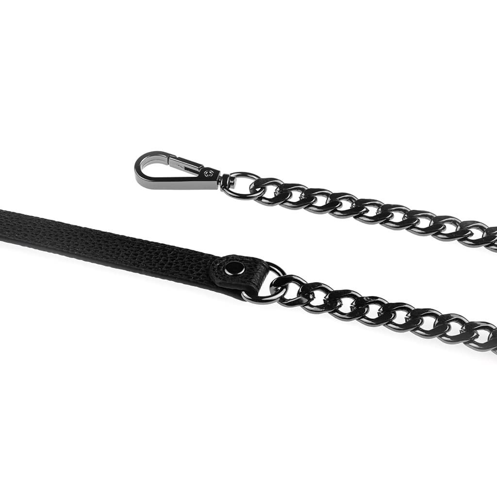 Ручка-цепочка для сумки "Whitney", цвет оружейного металла - №2